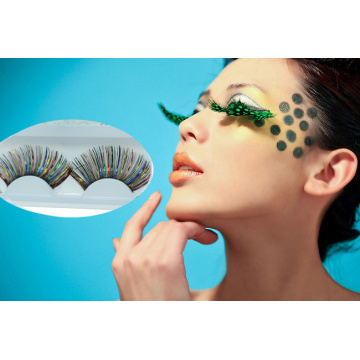 Colorful Creative Makeup Eyelash Stage Cosplay False Eyelashes